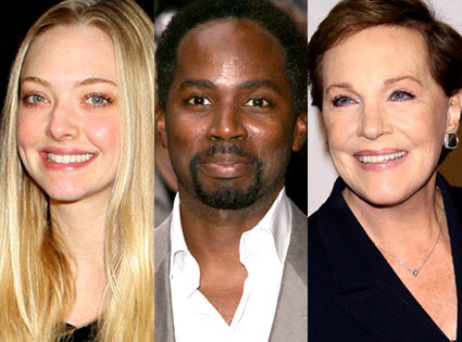 Amanda Seyfried, Harold Perrineau, Julie Andrews Amanda Seyfried, Harold Perrineau, Julie Andrews